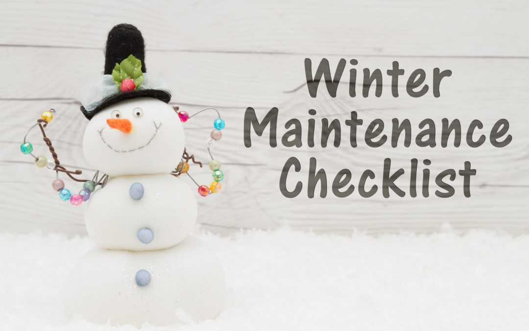 Winter Home Maintenance Tips